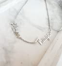 Naamketting | Gepersonaliseerde ketting met naam in zilver of goud | gftd. jewelry