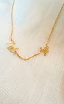 Naamketting | Gepersonaliseerde ketting met naam in zilver of goud | gftd. jewelry