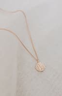 Asjuweel 'Moon' | Ashanger met ruwe afwerking in zilver of goud | gftd. jewelry