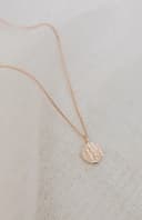 Ascheschmuck 'Moon' | Ascheanhänger mit matter Oberflächenstruktur in Silber oder Gold | gftd. jewelry