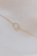 Muttermilch Armband 'Round' | Muttermilchschmuck rundes Armband Silber oder Gold | gftd. jewelry