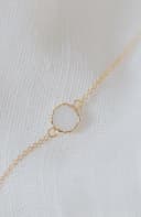 Muttermilch Armband 'Round' | Muttermilchschmuck rundes Armband Silber oder Gold | gftd. jewelry