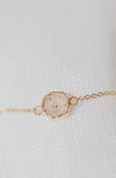 Asjuweel armband 'Round' | As verwerkt in ronde bedel aan de pols | gftd. jewelry