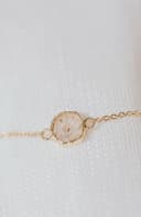 Ascheschmuck Armband 'Round' | Asche in rundem Charm am Handgelenk | gftd. jewelry
