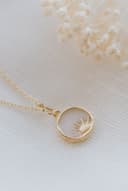 Moedermelk ketting 'Rising Sun' | Moedermelkjuweel met zon hanger | gftd. jewelry