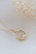 Muttermilch Kette 'Rising Sun' | Muttermilchschmuck Sonnen Anhänger Kette | gftd. jewelry