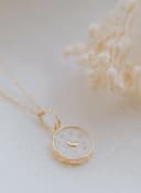 Muttermilch Kette 'My Moon and Stars' | Muttermilchschmuck Mond und Sterne Anhänger | gftd. jewelry