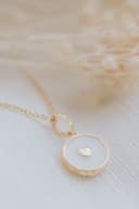 Moedermelk ketting 'My Heart' | Moedermelkjuweel met hartjeshanger | gftd. jewelry