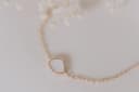 Bracelet lait maternel 'Memento' | Bijou lait maternel bracelet forme organique | gftd. jewelry