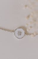 Moedermelk armband 'Klaver' | Moedermelkjuweel met klavertje vier als armband | gftd. jewelry