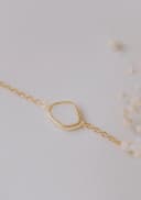 Bracelet lait maternel 'Memento' | Bijou lait maternel bracelet forme organique | gftd. jewelry