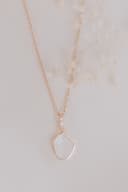 Moedermelk ketting 'Memento' | Moedermelkjuweel met organische hanger | gftd. jewelry