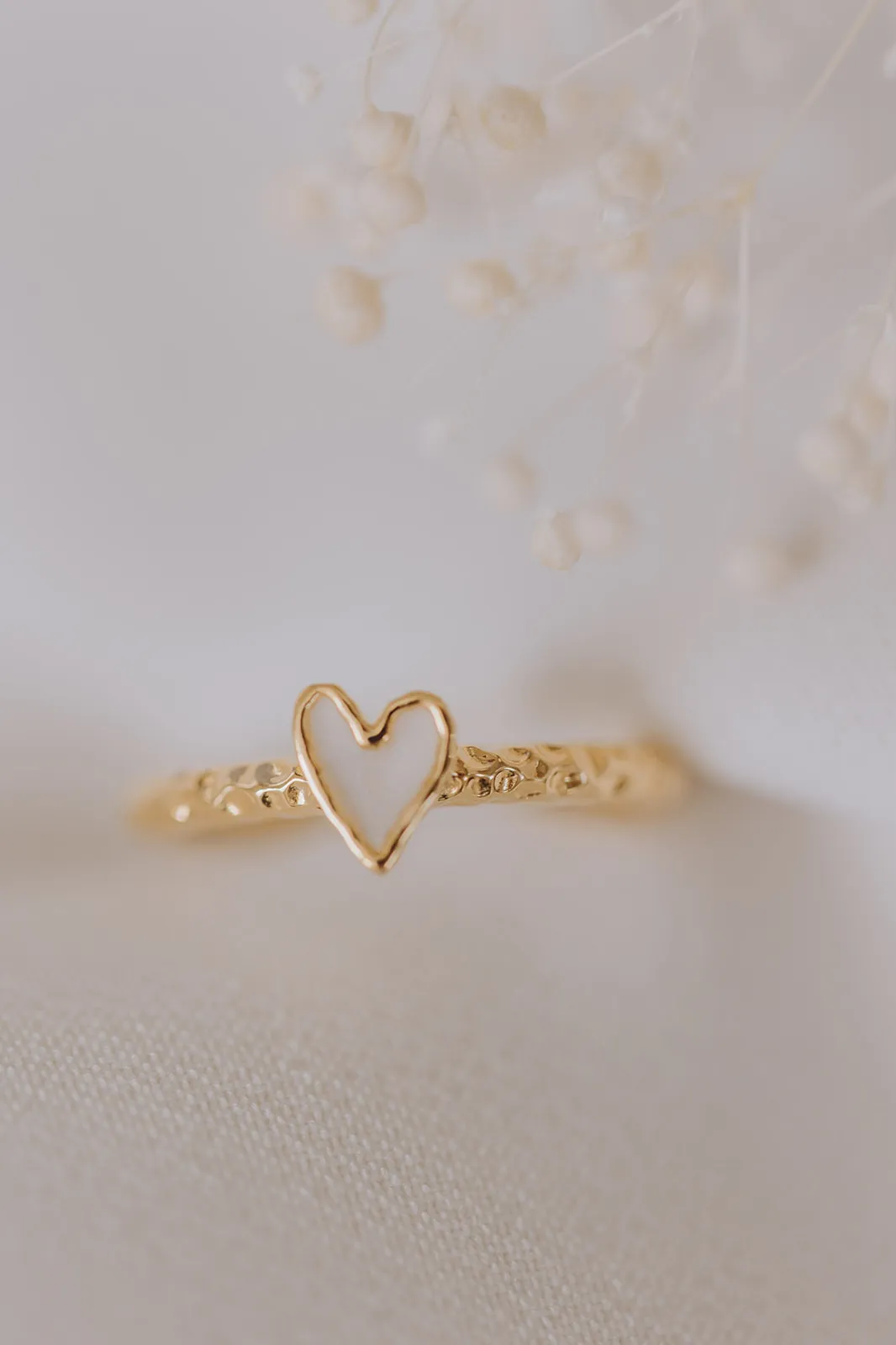 Muttermilch Ring 'My Heart' | Muttermilchschmuck Herzring in Silber oder Gold | gftd. jewelry