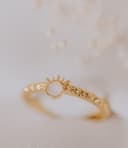 Moedermelk ring 'Rising Sun' | Moedermelkjuweel als ring in zilver of goud | gftd. jewelry