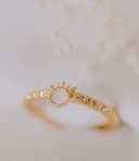 Muttermilch Ring 'Rising Sun' | Muttermilchschmuck als Ring in Silber oder Gold | gftd. jewelry