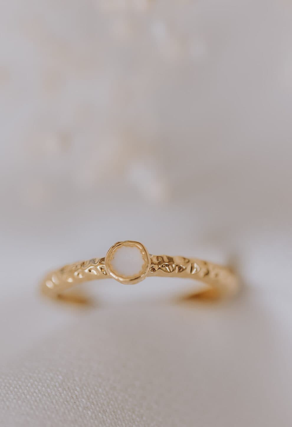 Moedermelk ring 'Round' | Minimalistische moedermelkring in zilver of goud | gftd. jewelry