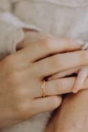 Muttermilch Ring 'Moon' | Muttermilchschmuck als Ring in Silber oder Gold | gftd. jewelry