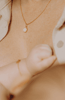 Moedermelk ketting 'Round' | Moedermelkjuweel met ronde hanger | gftd. jewelry