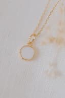Collier lait maternel 'Round' | Bijou lait maternel pendentif rond | gftd. jewelry