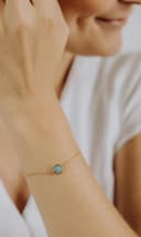 Ascheschmuck Armband 'Rainbow' | Regenbogenbrücke Charm Armband mit Asche | gftd. jewelry