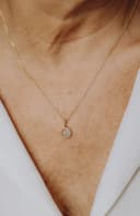 Ascheschmuck Kette 'Round' | Runder Anhänger mit Asche | gftd. jewelry