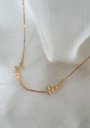 Naamketting | Gepersonaliseerde ketting met naam in zilver of goud | gftd. jewelry