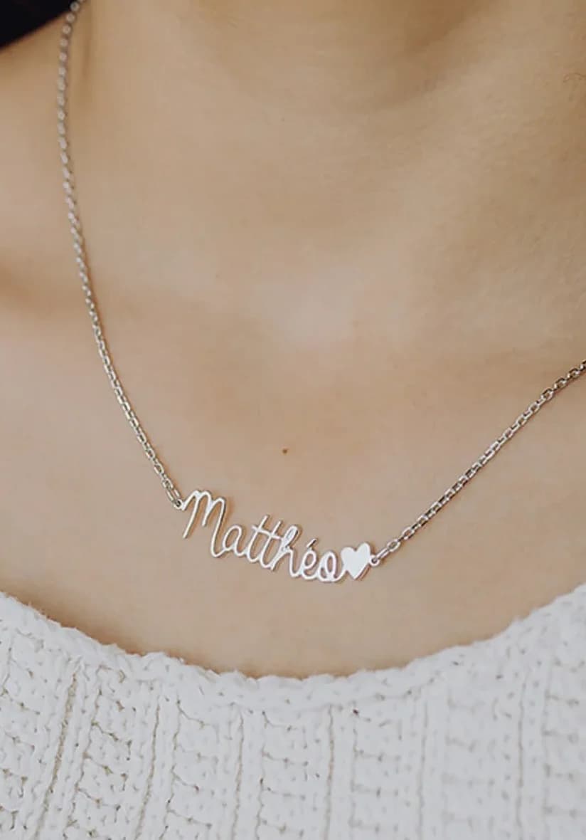 Naamketting | Gepersonaliseerde ketting met naam in zilver of goud | gftd. jewelry