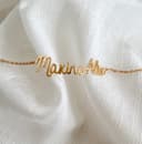 Naamarmband | Gepersonaliseerde armband met naam in zilver of goud | gftd. jewelry