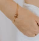 Namensarmband | Personalisiertes Armband mit Namen in Silber oder Gold | gftd. jewelry