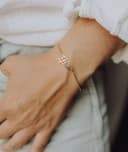 Naamarmband | Gepersonaliseerde armband met naam in zilver of goud | gftd. jewelry
