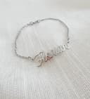 Naamarmband | Gepersonaliseerde armband met naam in zilver of goud | gftd. jewelry