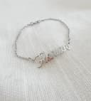 Namensarmband | Personalisiertes Armband mit Namen in Silber oder Gold | gftd. jewelry