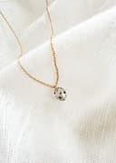 Herinneringssteen ketting 'Ovaal' | As omgevormd tot ovale herinneringssteen | gftd. jewelry