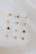 Birthstone stud
