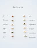 Mini birthstone stud