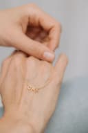 Ketting met 5 letters | Gepersonaliseerde letter ketting | gftd. jewelry