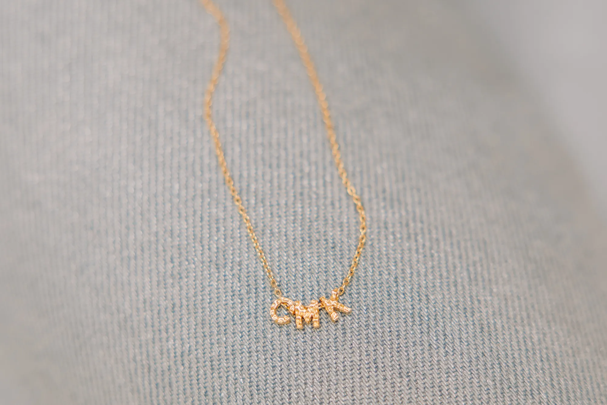 Ketting met 3 letters | Gepersonaliseerde letter ketting | gftd. jewelry