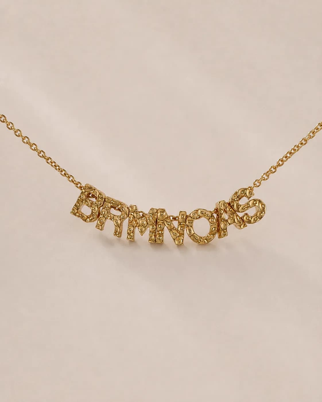 Ketting met 7 letters | Gepersonaliseerde letter ketting | gftd. jewelry