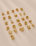 Ketting met 1 letter | Gepersonaliseerde letter ketting | gftd. jewelry