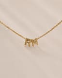 Ketting met 2 letters | Gepersonaliseerde letter ketting | gftd. jewelry