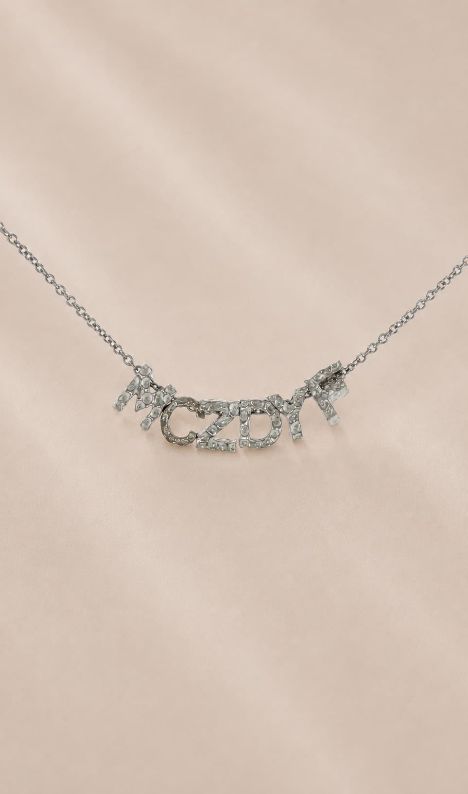 Ketting met 6 letters | Gepersonaliseerde letter ketting | gftd. jewelry