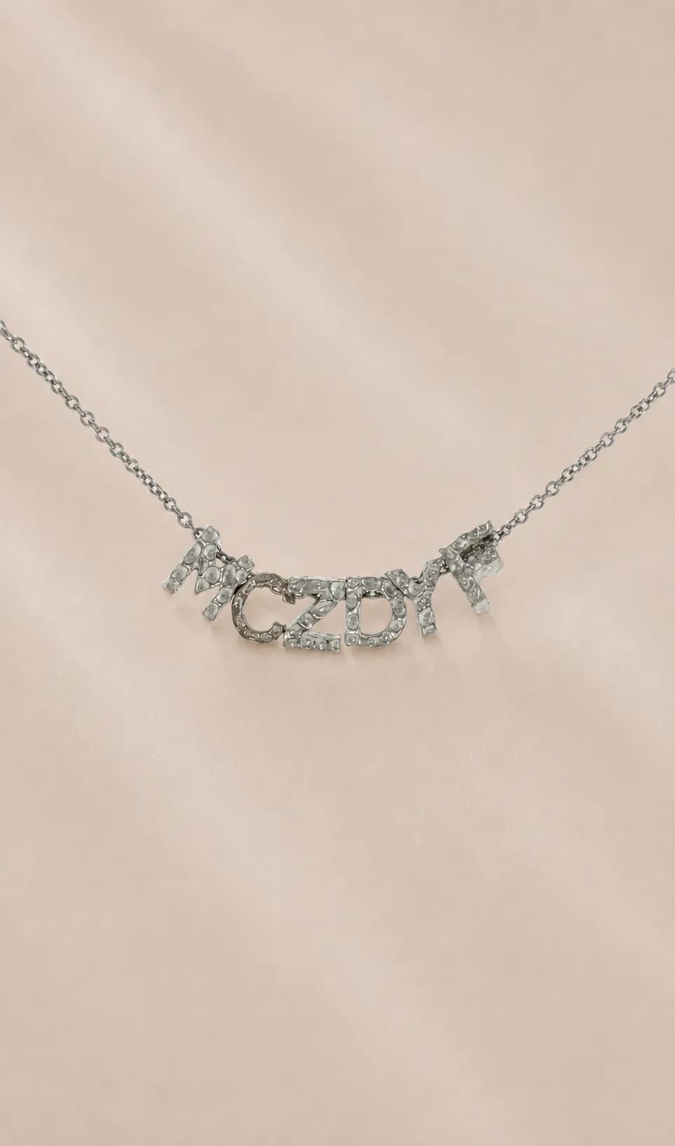 Ketting met 6 letters | Gepersonaliseerde letter ketting | gftd. jewelry