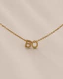 Ketting met 2 letters | Gepersonaliseerde letter ketting | gftd. jewelry