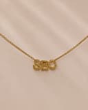Ketting met 3 letters | Gepersonaliseerde letter ketting | gftd. jewelry