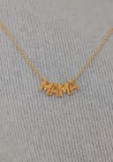 Ketting met 4 letters | Gepersonaliseerde letter ketting | gftd. jewelry