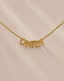Ketting met 4 letters | Gepersonaliseerde letter ketting | gftd. jewelry