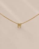 Ketting met 1 letter | Gepersonaliseerde letter ketting | gftd. jewelry